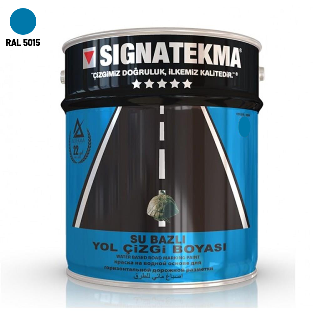 Hydral Su Bazlı Yol Çizgi Boyası - 25 Kg MaviYol Çizgi Boyaları