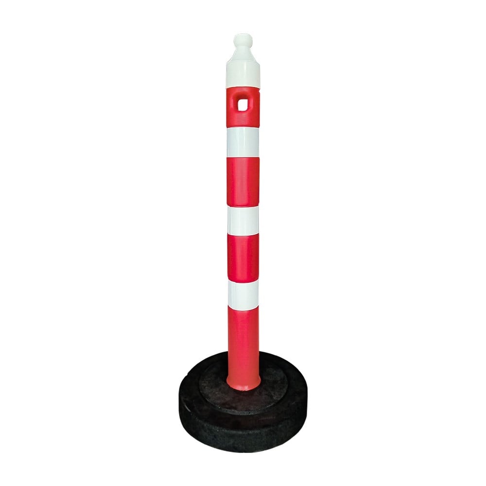 Kauçuk Tabanlı Uyarı Dikmesi 90 mm ReflektifliUyarı Dikmesi