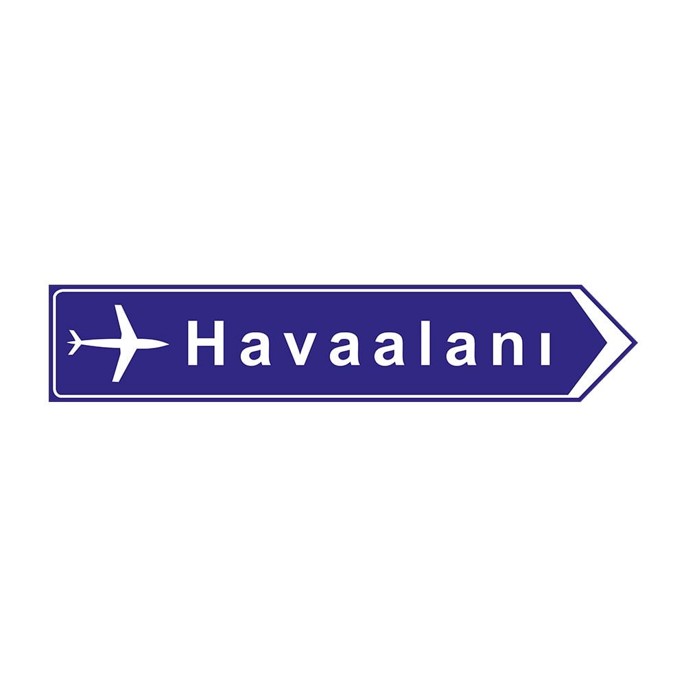Kavşak İçi Yön Levhası (Havaalanı)  B-6Bilgi İşaretleri