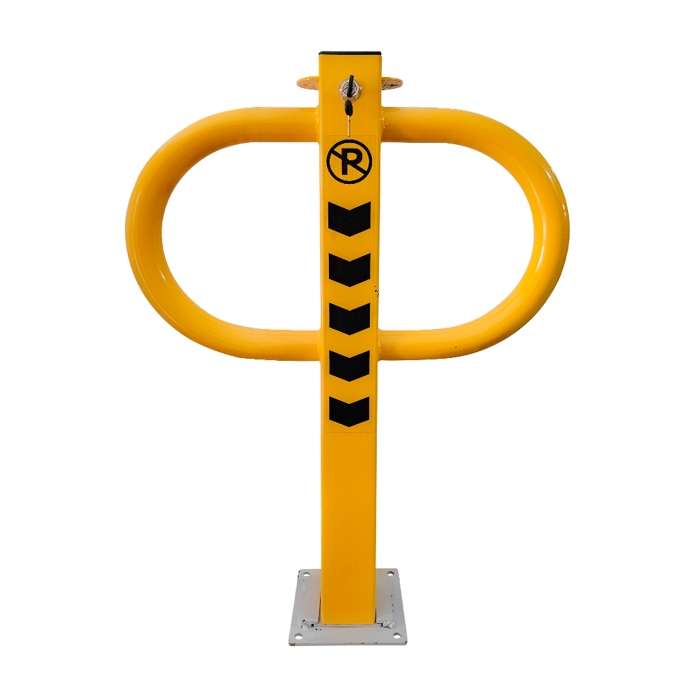 Kilitli Otopark Direği 86 cm, Çıkan Tip Kızaklı Park BariyeriKilitli Park Direkleri