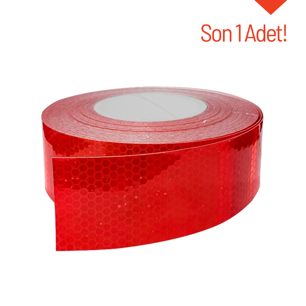 Red Microprismatic Reflective Tape 5 cm x 30 m