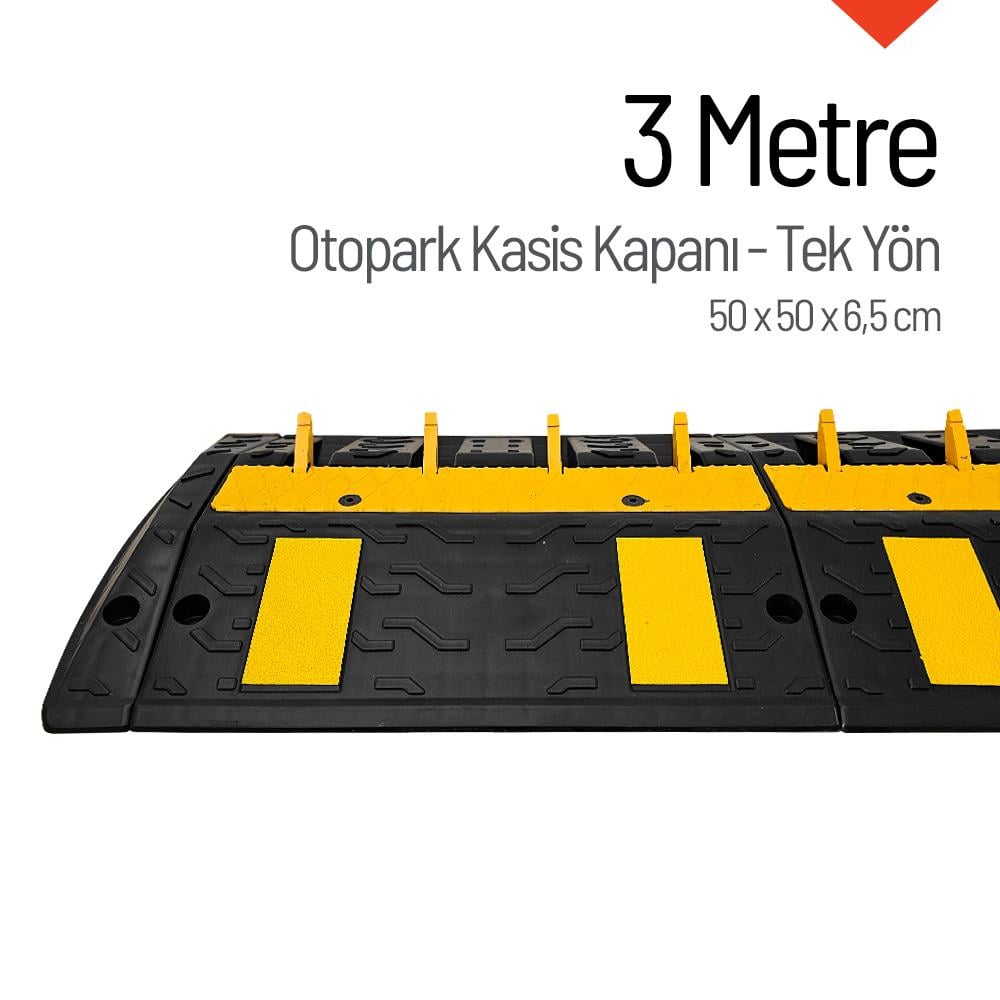 Otopark Kasis Kapanı - Tek Yön - 3 MetreKapanlı Yol Kasisi Setleri