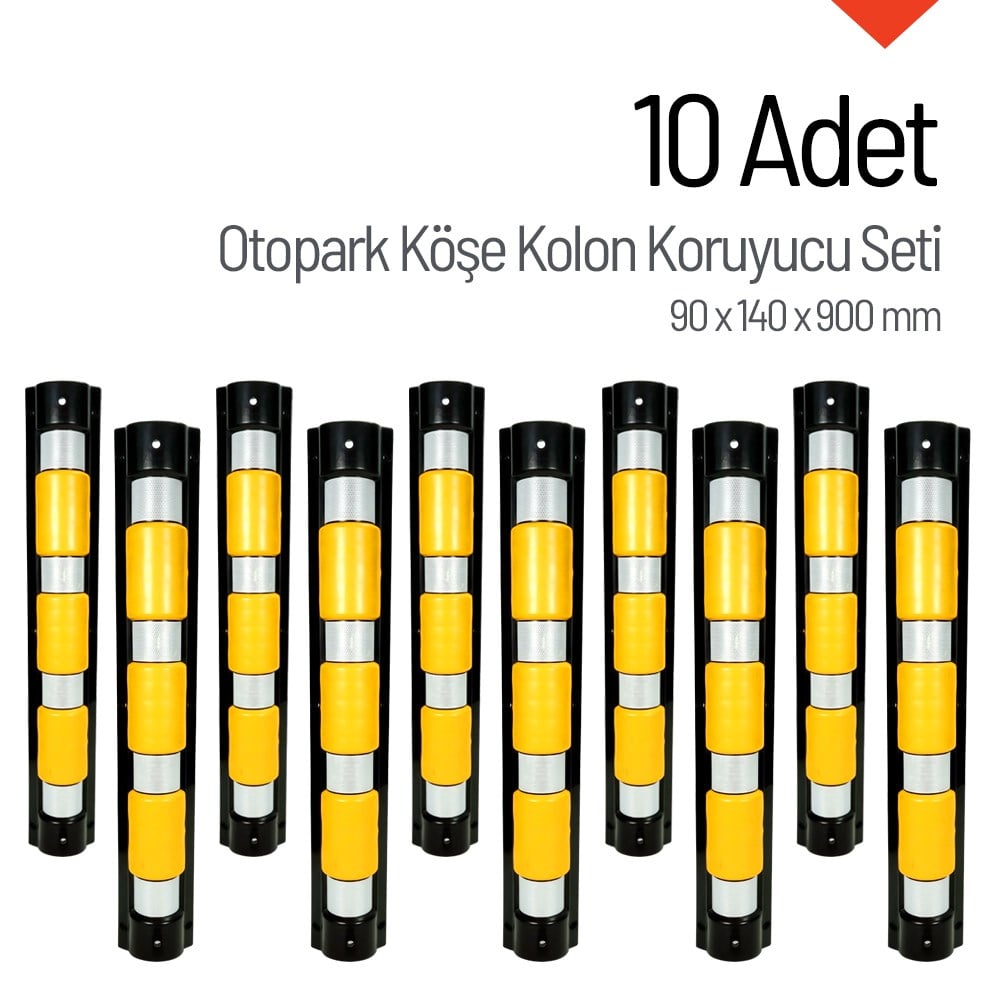 Otopark Kolon Köşe Koruyucu 10`lu SetKöşe Kolon Koruyucu