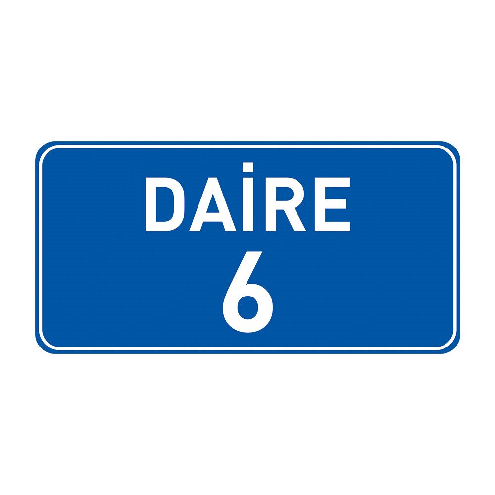 Otopark Park Yeri Daire Levhası (Sıra Numaralı) Otopark Levhaları