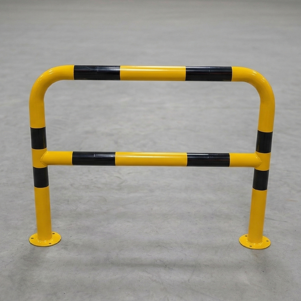 Özel Üretim Araç Stoperi Çift Kollu 100 x 80 cm Otopark Araç Stoperi