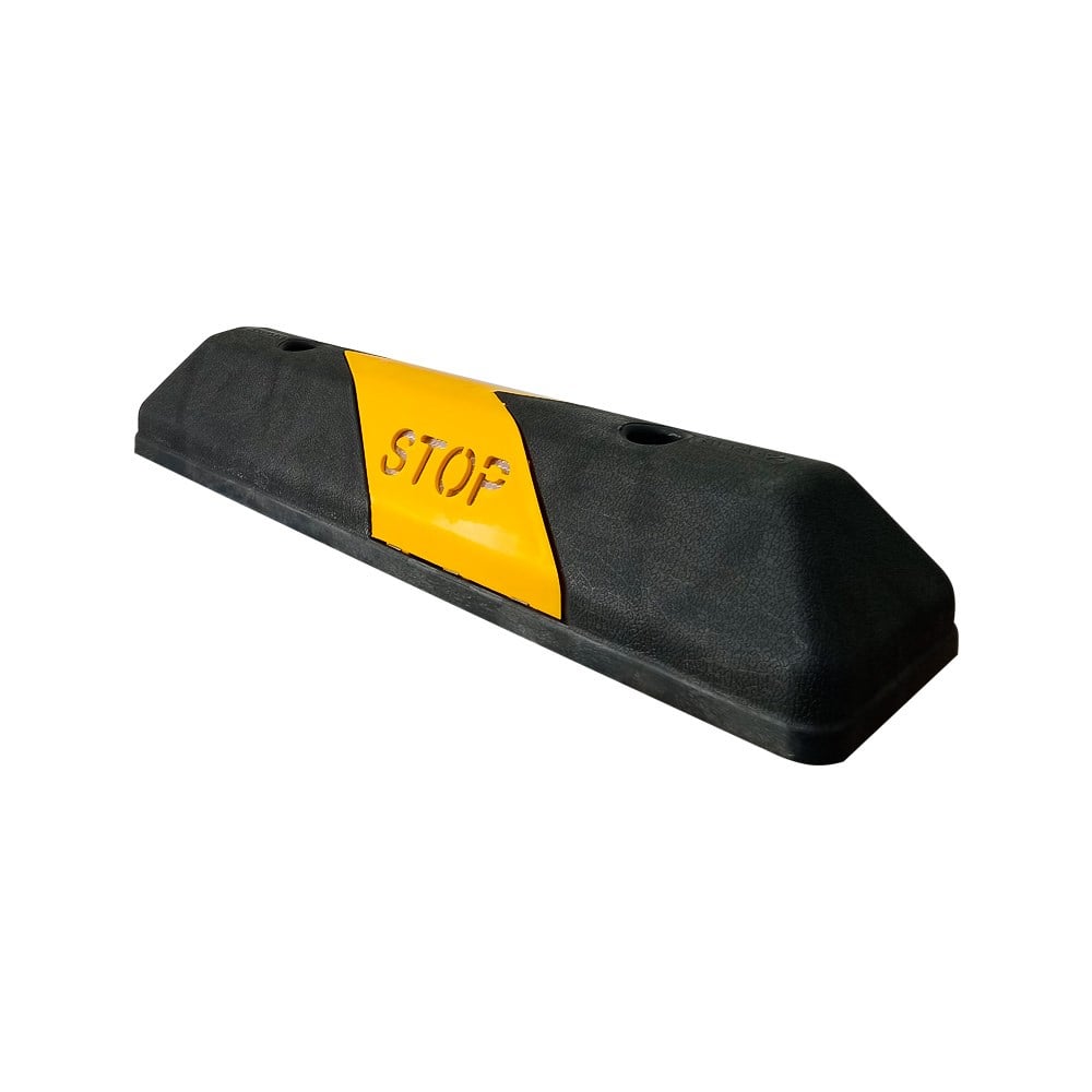 Plastik Oto Park Araç Stoperi 60 cm Siyah-Sarı