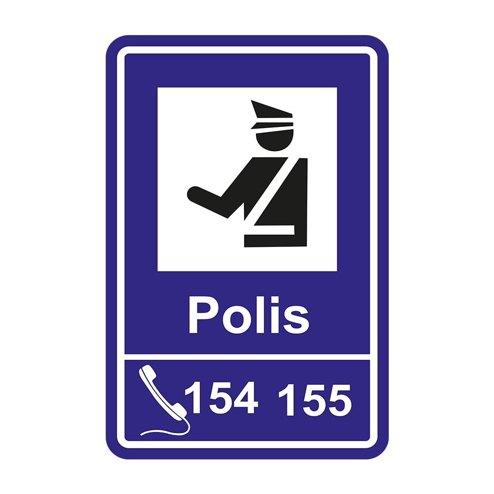 Polis Levhası B-41Bilgi İşaretleri