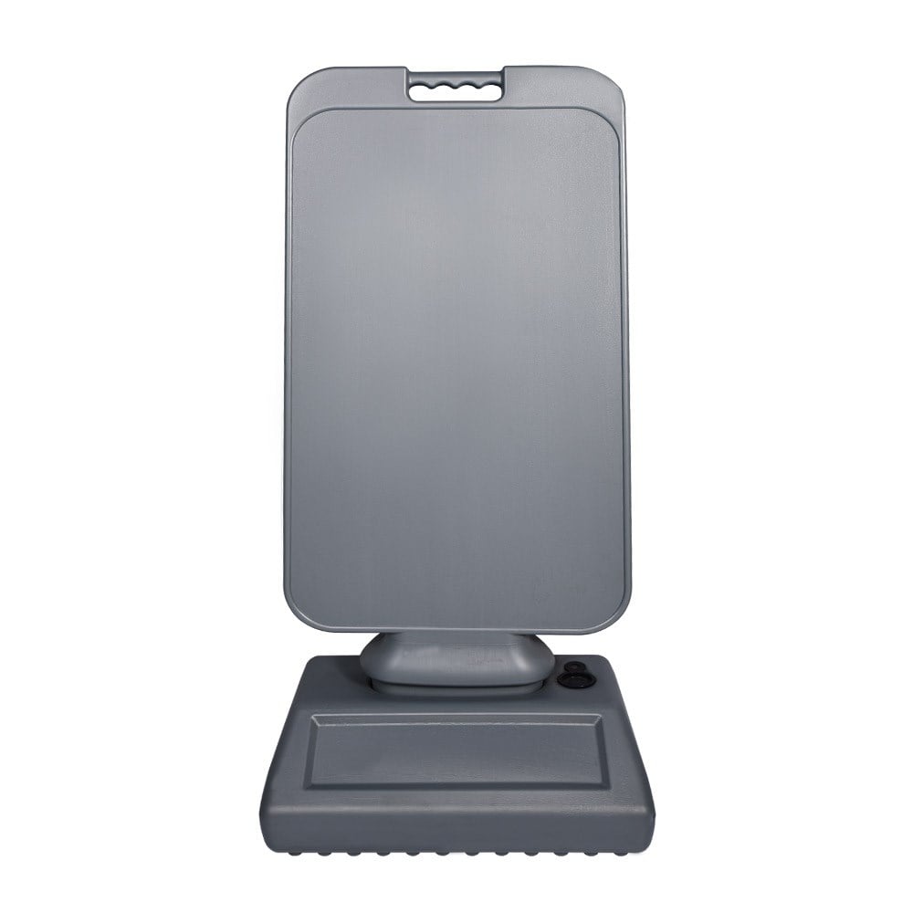 Grey Sidewalk Advertising Signboard