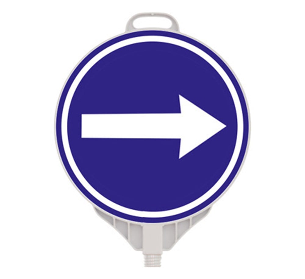 Sağa Mecburi Yön Yuvarlak Ultra Levha Tek Taraf Baskı