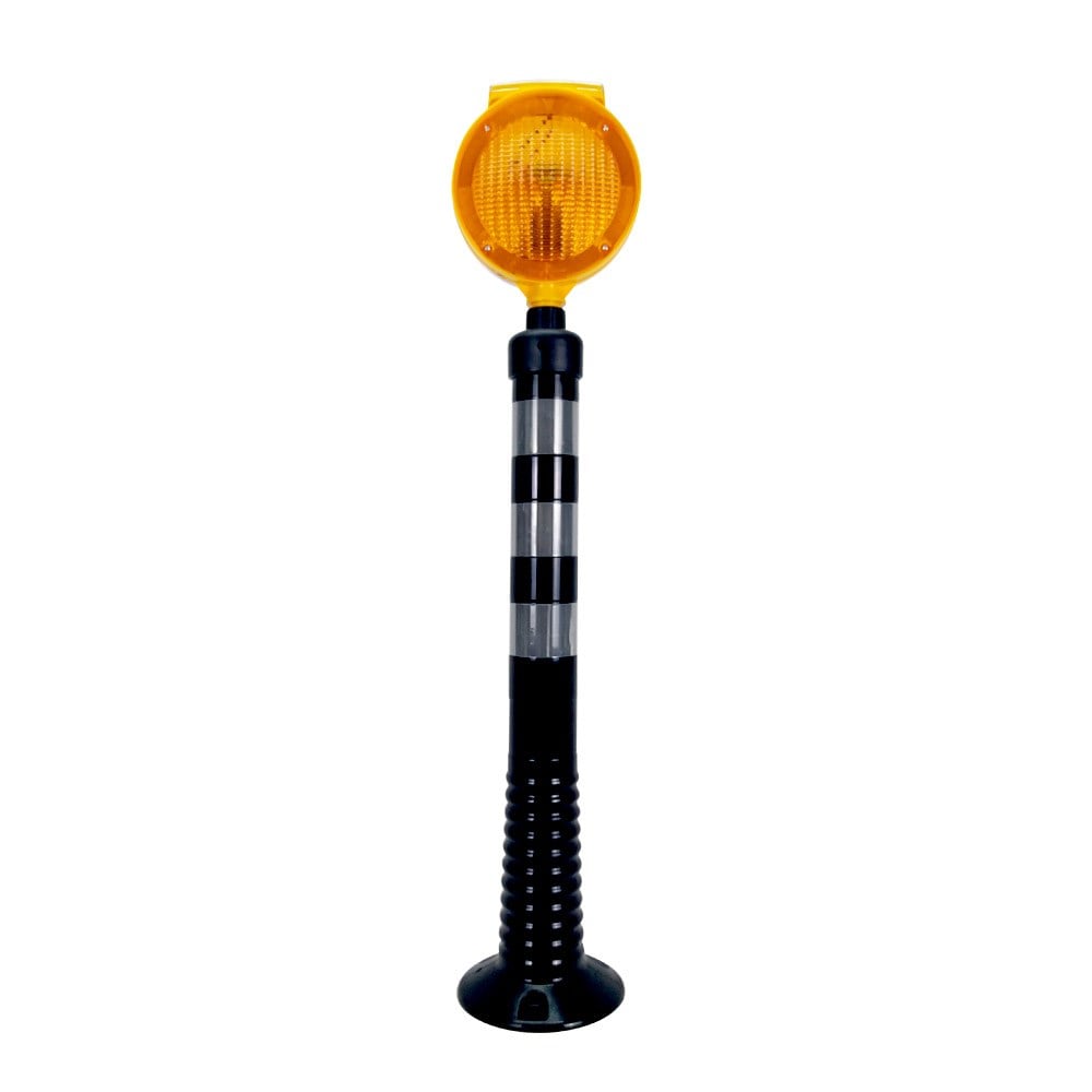 Solar Sarı Yuvarlak Flaşörlü Siyah Delinatör Seti Delinatör Seti