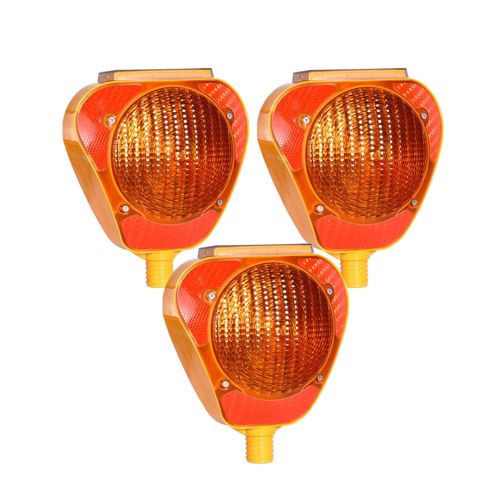 Solar Üçgen Flaşör 3`lü Set (Sarı)Solar Flaşörler
