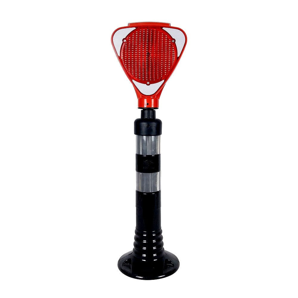 Solar Üçgen Flaşörlü Delinatör Seti KırmızıDelinatör Seti