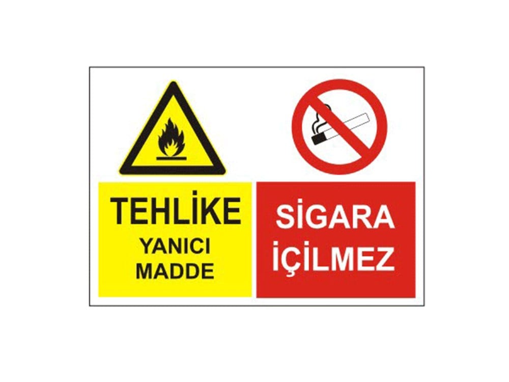 Tehlike Yanıcı Madde Sigara İçilmez