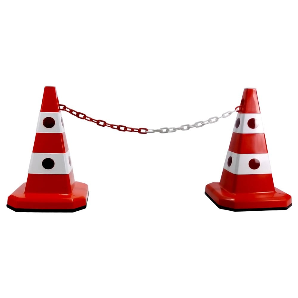 Ultra Kedi Gözlü Konili, Plastik Zincirli Yönlendirme SetiCOVID-19 Alan Kontrolü