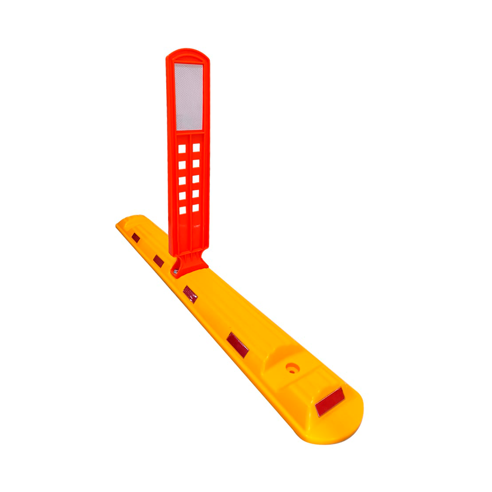 Uyarı Levhalı Şerit Düzenleme Butonu 120x15x60 cmPlastik Şerit Düzenleme