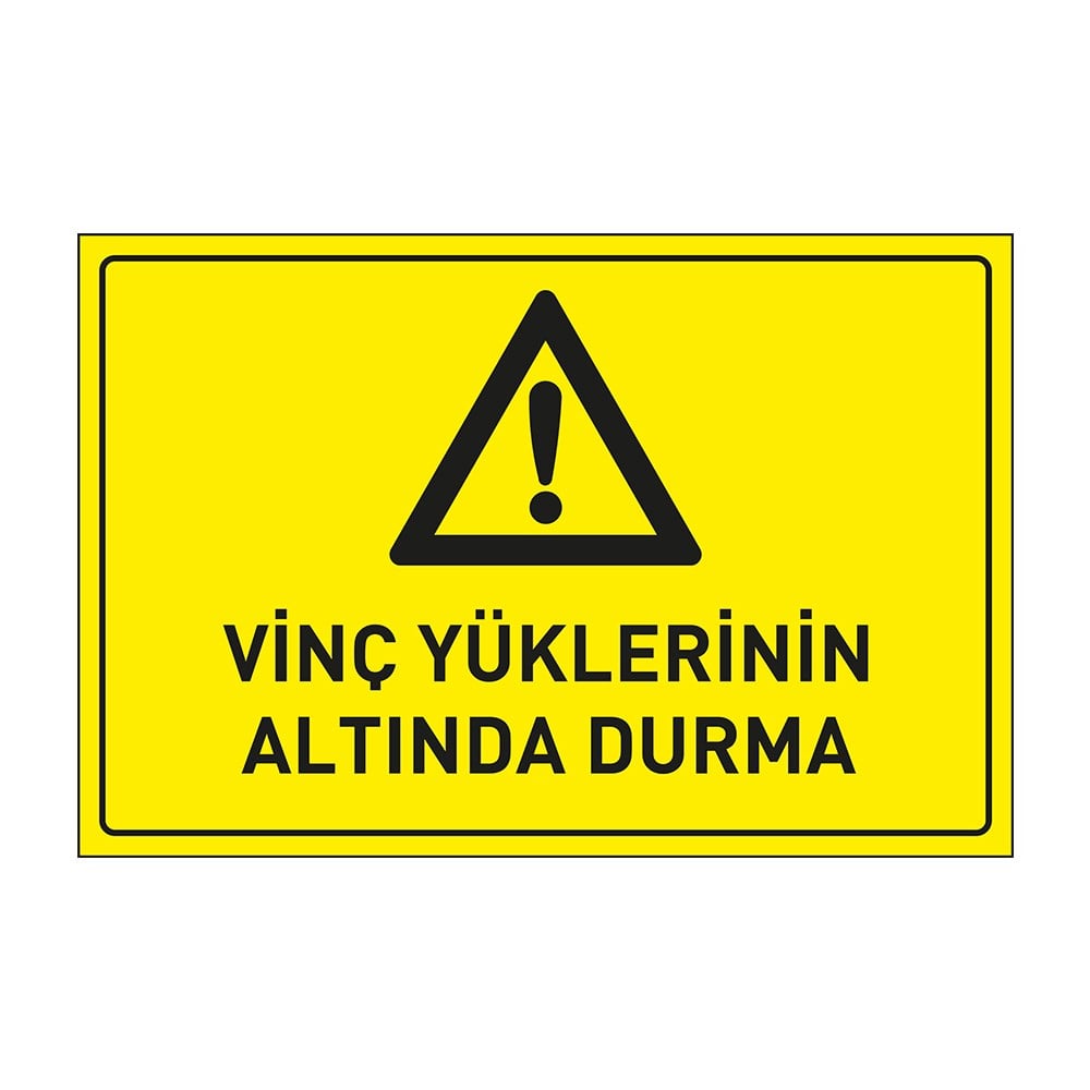 Vinç Yüklerinin Altında Durma
