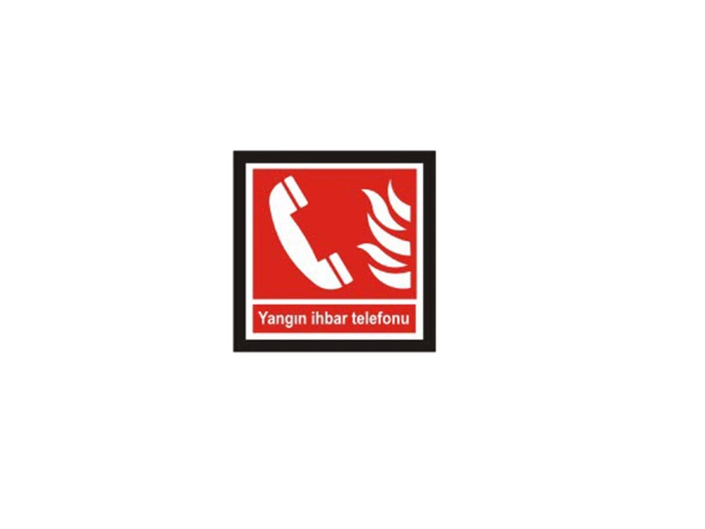 Yangın İhbar Telefonu Fotolümenli