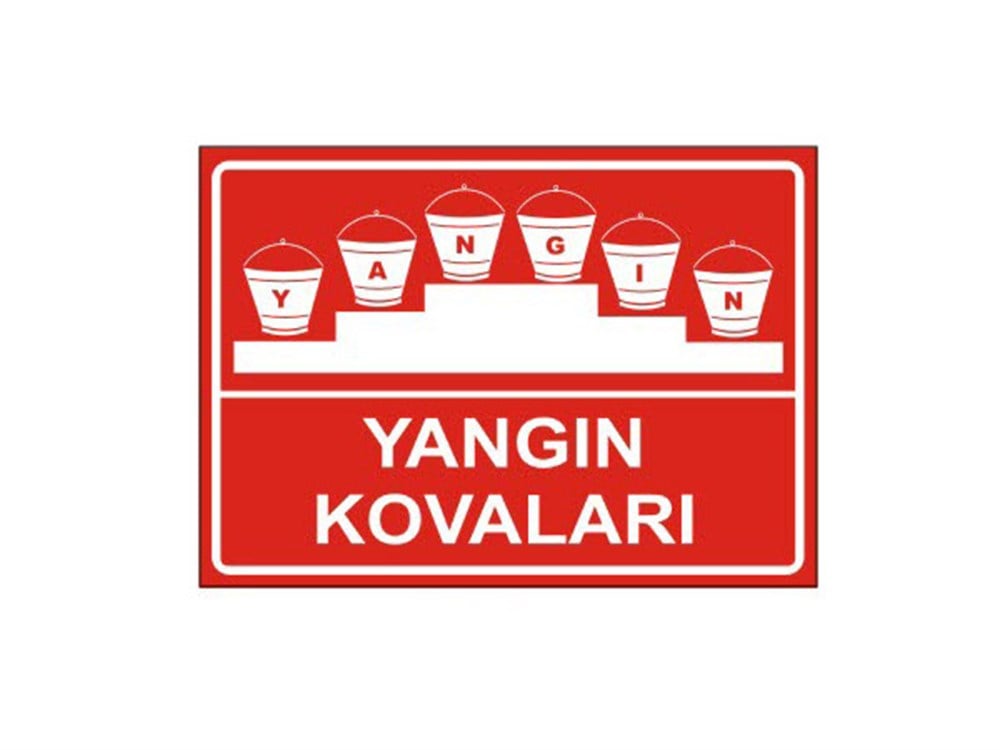 Yangın Kovaları Levhası
