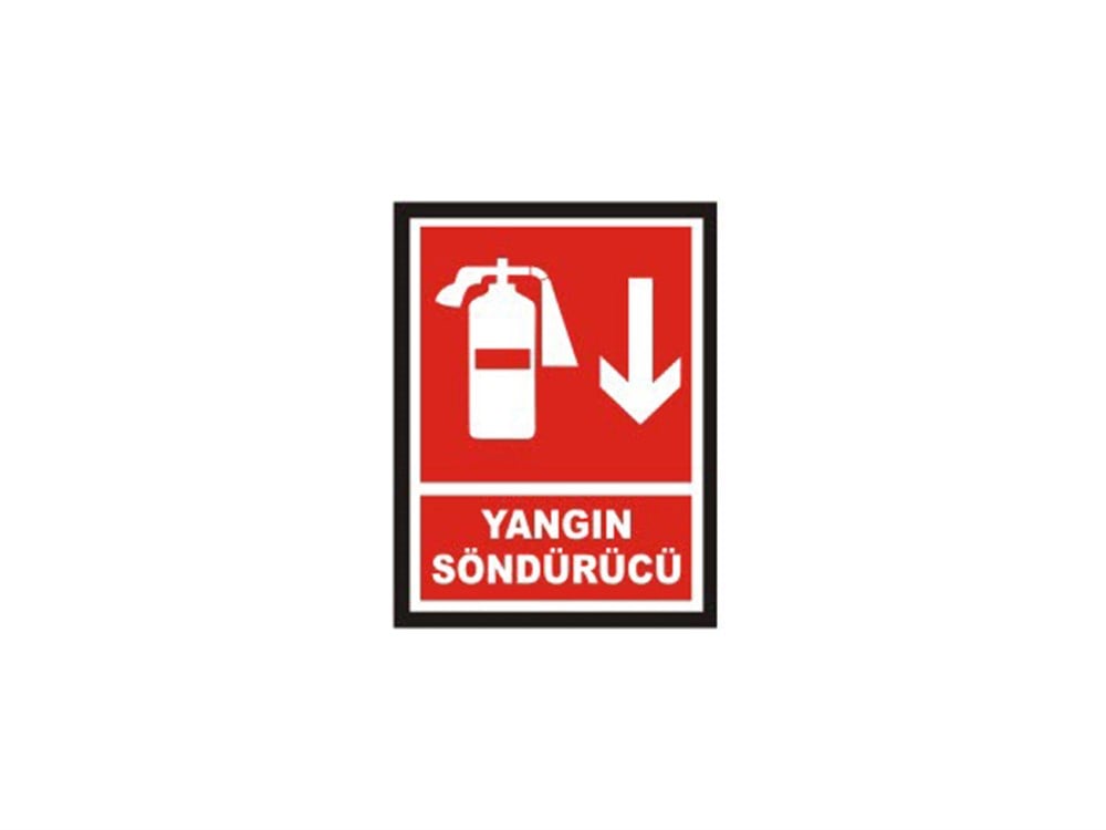Yangın Söndürücü Fotolümenli Dekota 22x32 cm