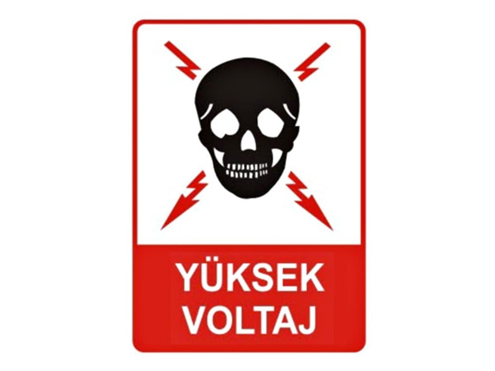 Yüksek Voltaj Levhası