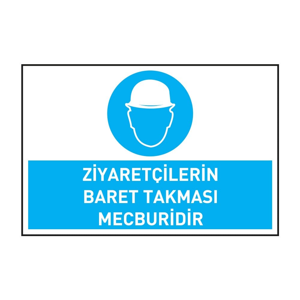 Ziyaretçilerin Baret Takması MecburidirKafa Koruma - Baret