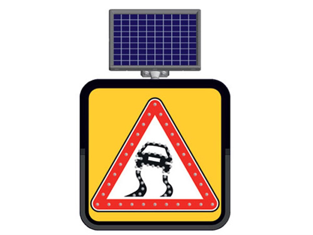 Solar Traffic sign. Sign 60.