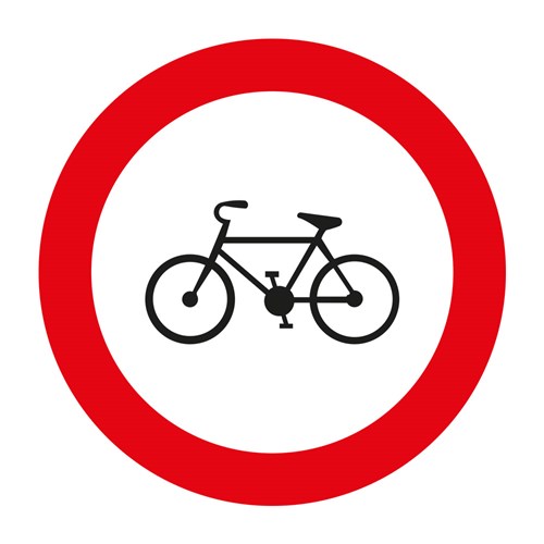 Bisiklet Giremez Levhası TT-8Trafik Tanzim İşaretleri