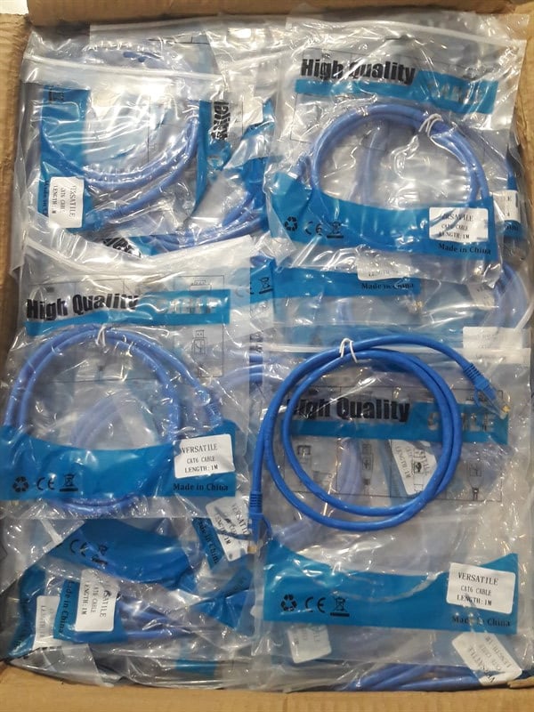 CAT6 KABLO 1 MT MAVİ