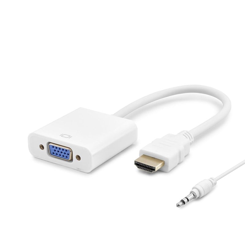 HADRON HDX2019(4105) ÇEVİRİCİ HDMI TO VGA + SESLI