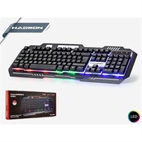 HADRON HD863KLAVYE OYUN LEDLİ METAL Q