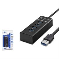 HADRON HDX7017 HUB USB 3.0 1 PORT + USB 2.0 3 PORT 27CM