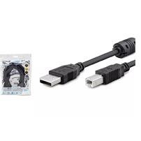 HADRON HDX7507 KABLO PRINTER TO USB 5MT SİYAH