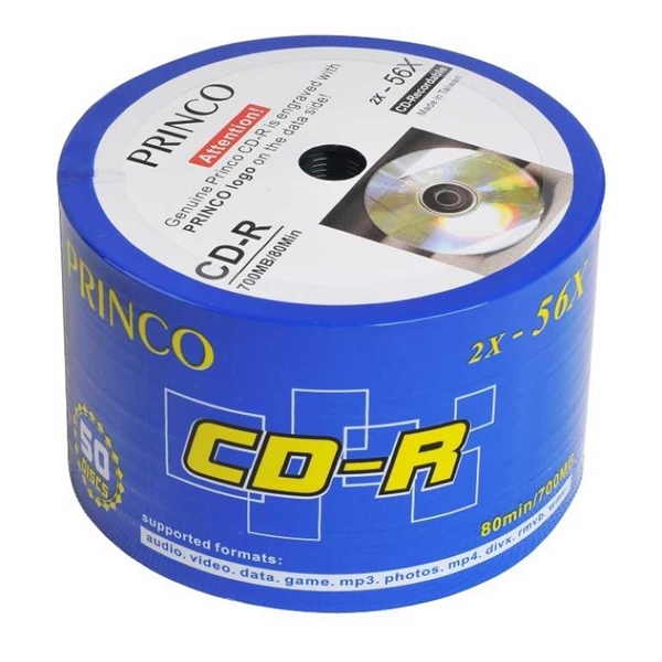 Princo 8698990431649 CD-R 56X 50lik renkli shrink