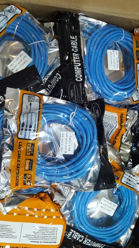 CAT6 KABLO 5 MT MAVİ