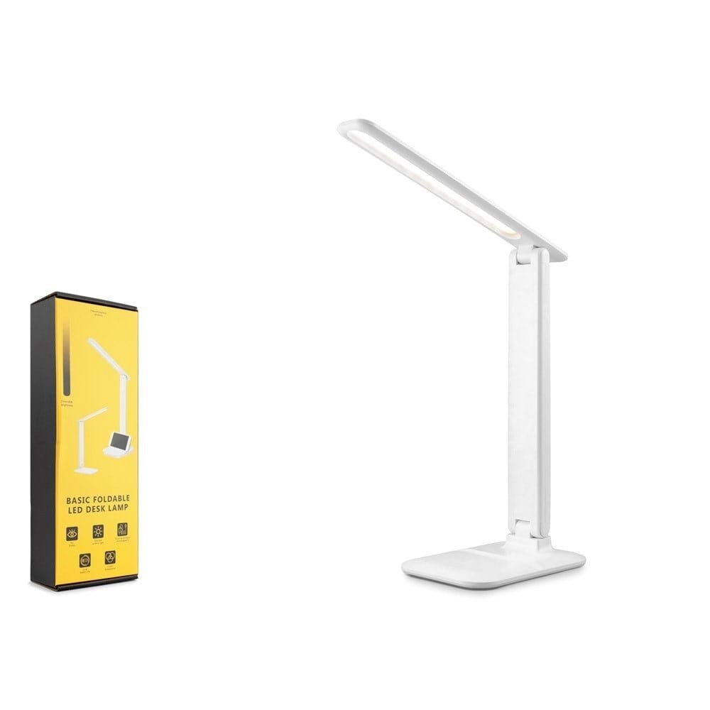 ELBA Q808-2 Ayarlanabilir Katlanabilir USB Şarjlı LED Masa Lambası Beyaz