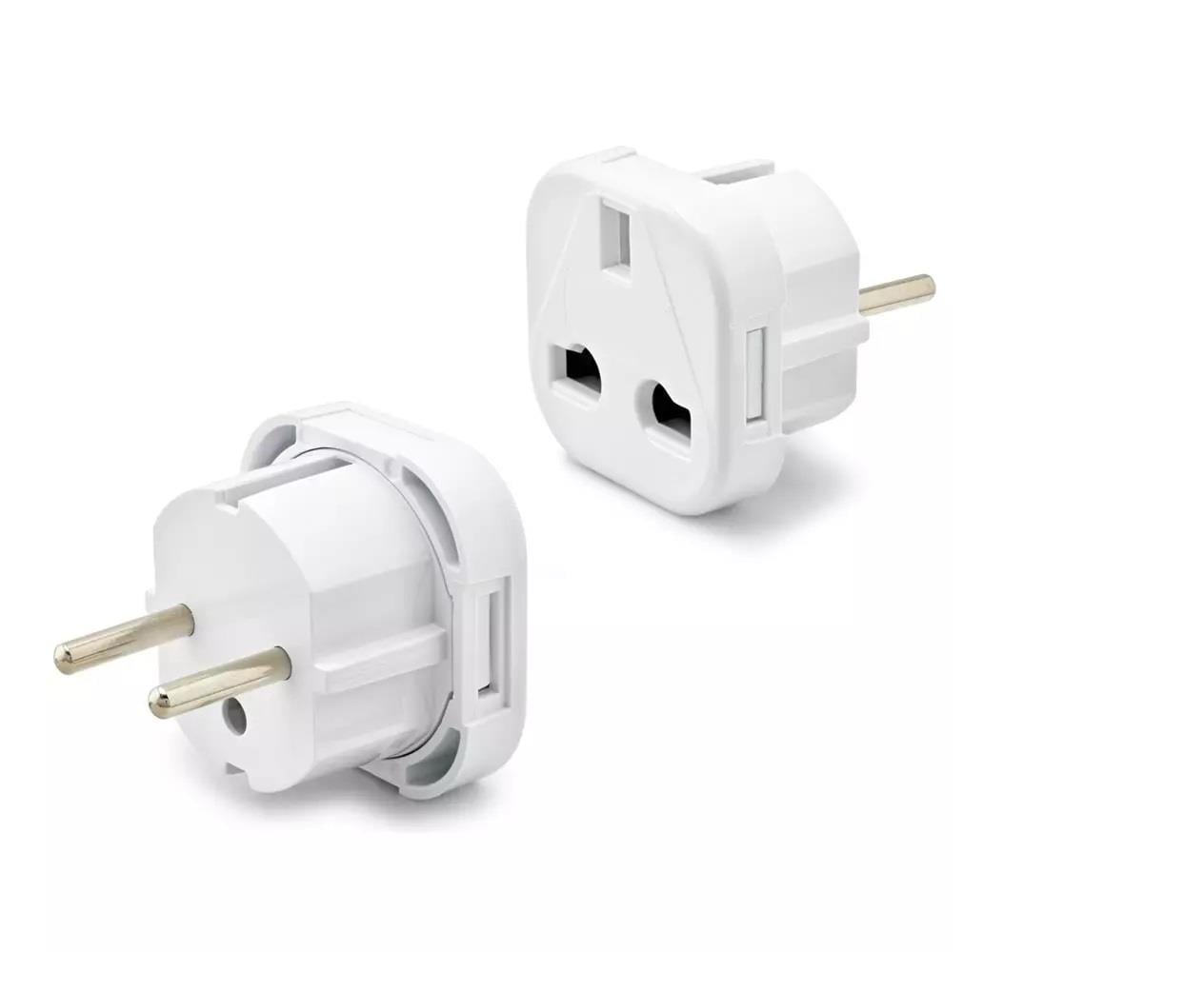 FIS003 AMERİKAN-İNGİLİZ FİŞ ADAPTÖRÜ BEYAZ