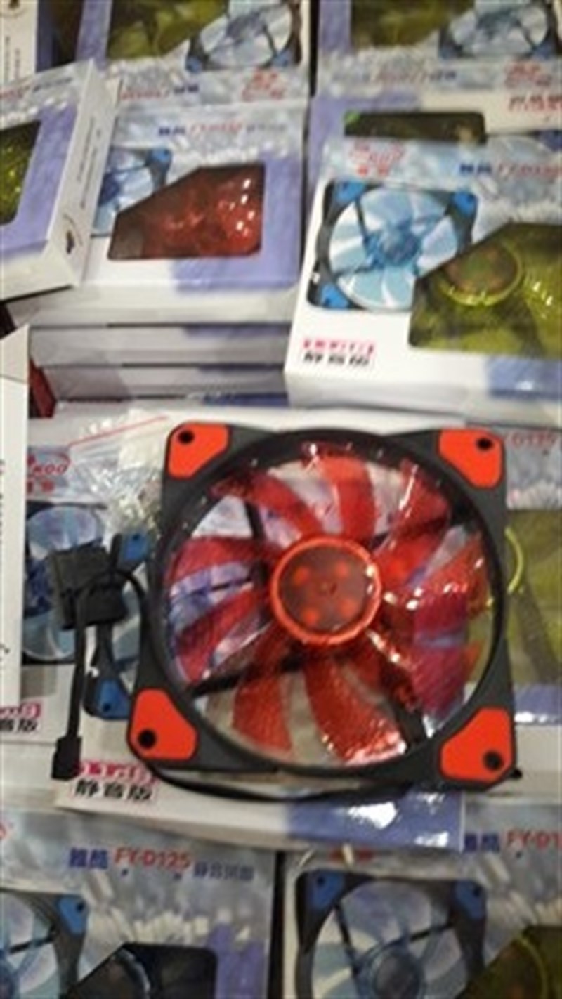 OEM 12 cm  Kasa Fanı Işıklı 15 ledli