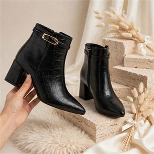 0155 TK610 SİYAH CROCO