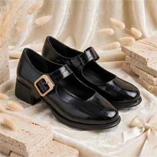 0198 161-1000 SİYAH CROCO