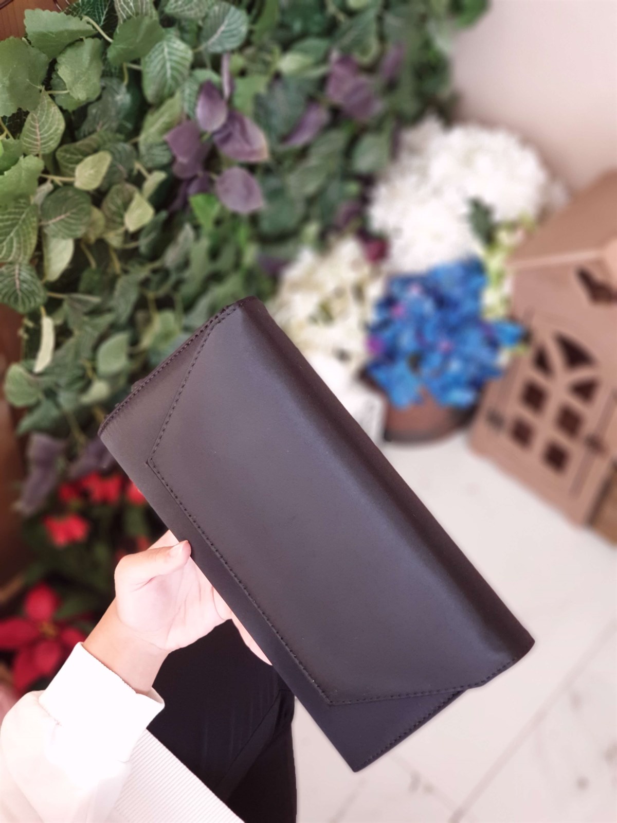 0085 CNT DUZ SİYAH DERİ