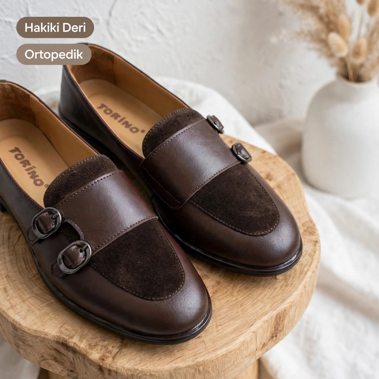 0184 114 KAHVE DERİ
