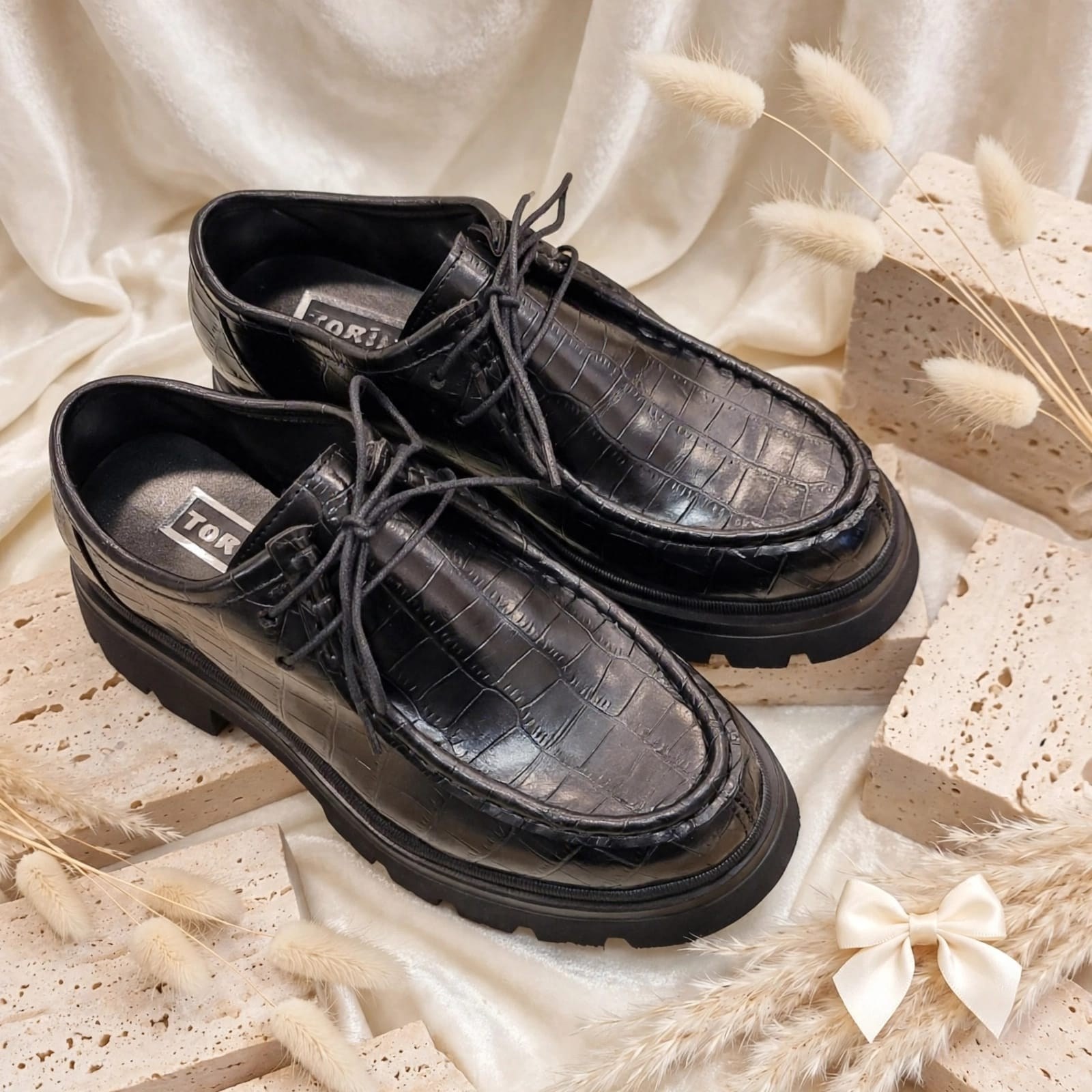 0198 422-4008 SİYAH CROCO