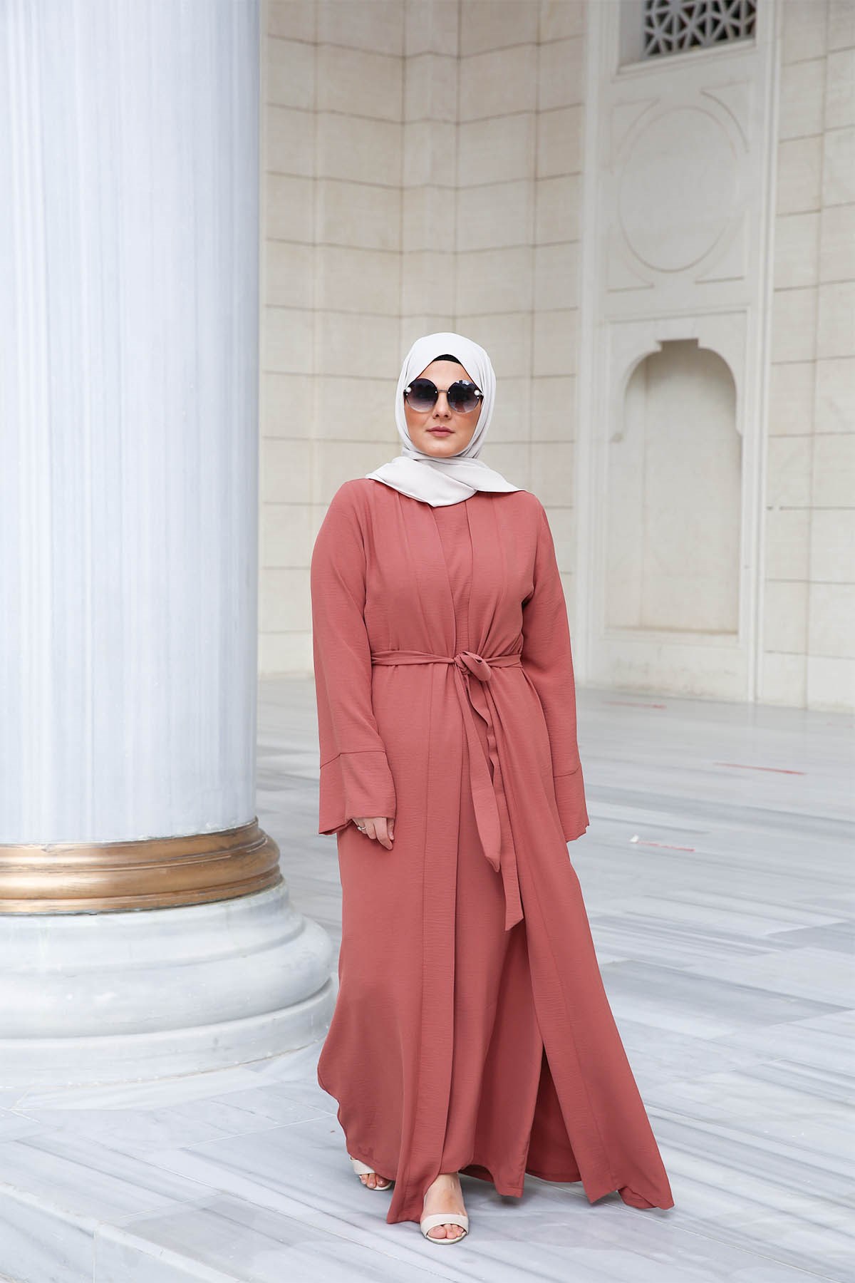 Abaya vieux rose clearance