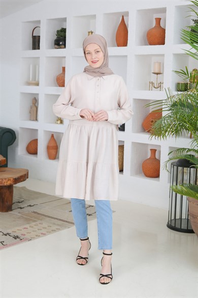TUNIQUE MAXI NUDE