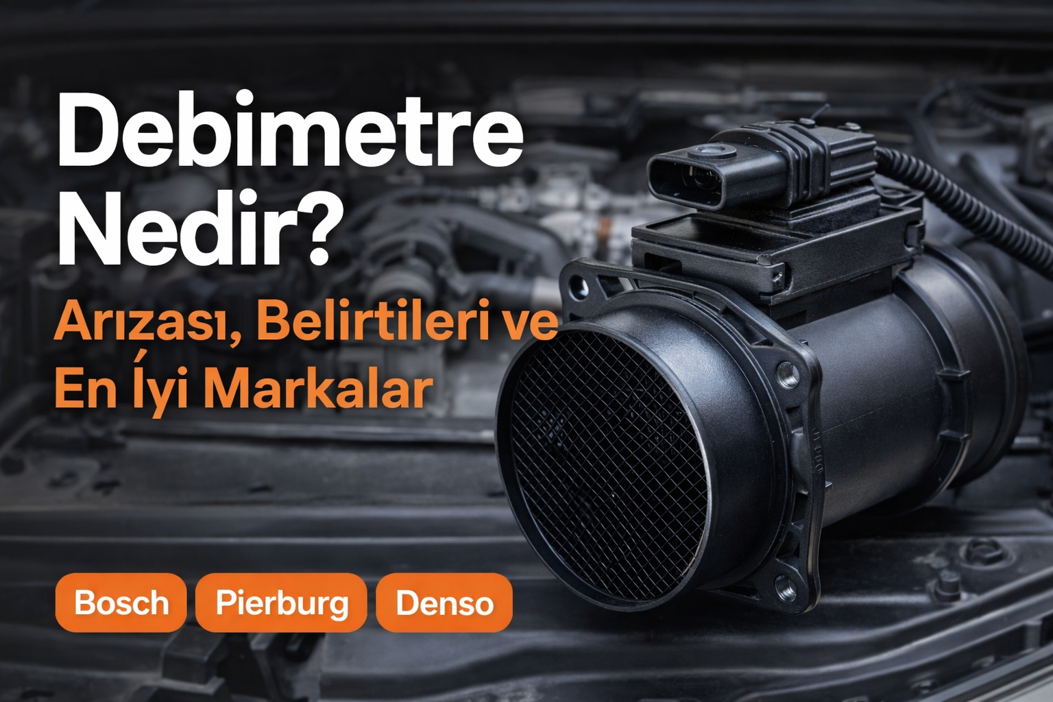 Debimetre (MAF sensörü) ve araç motoru hava ölçüm sistemi