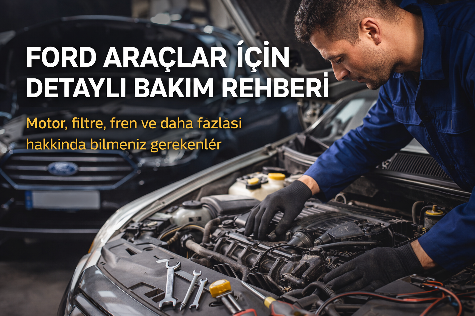Ford araçlar için periyodik bakım rehberi motor ve filtre kontrolü