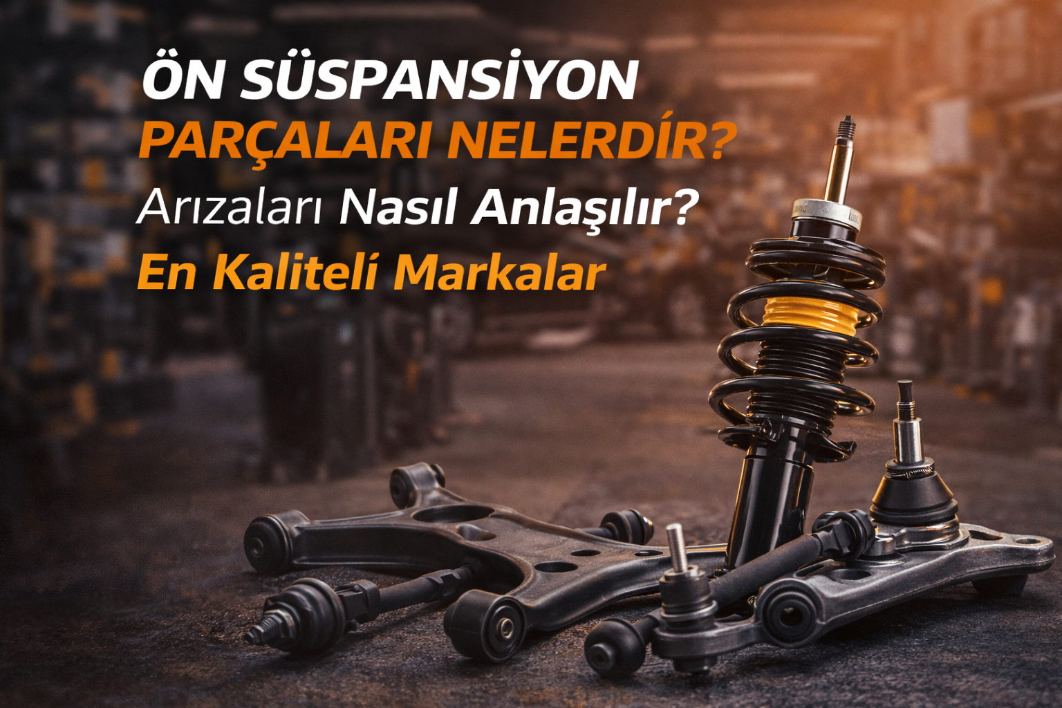Ön süspansiyon parçaları amortisör salıncak rotil görseli