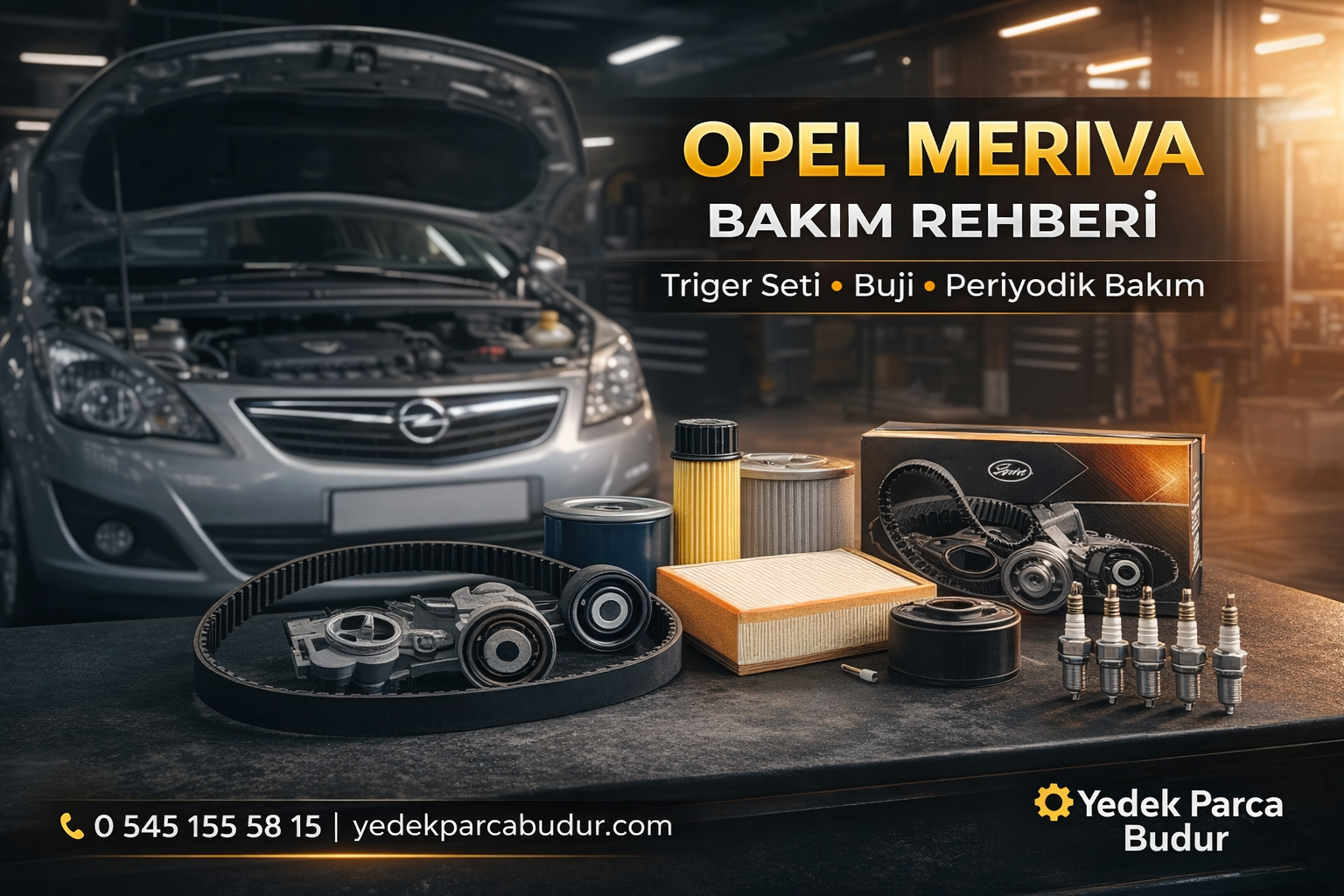 Opel Meriva triger seti buji ve periyodik bakım rehberi