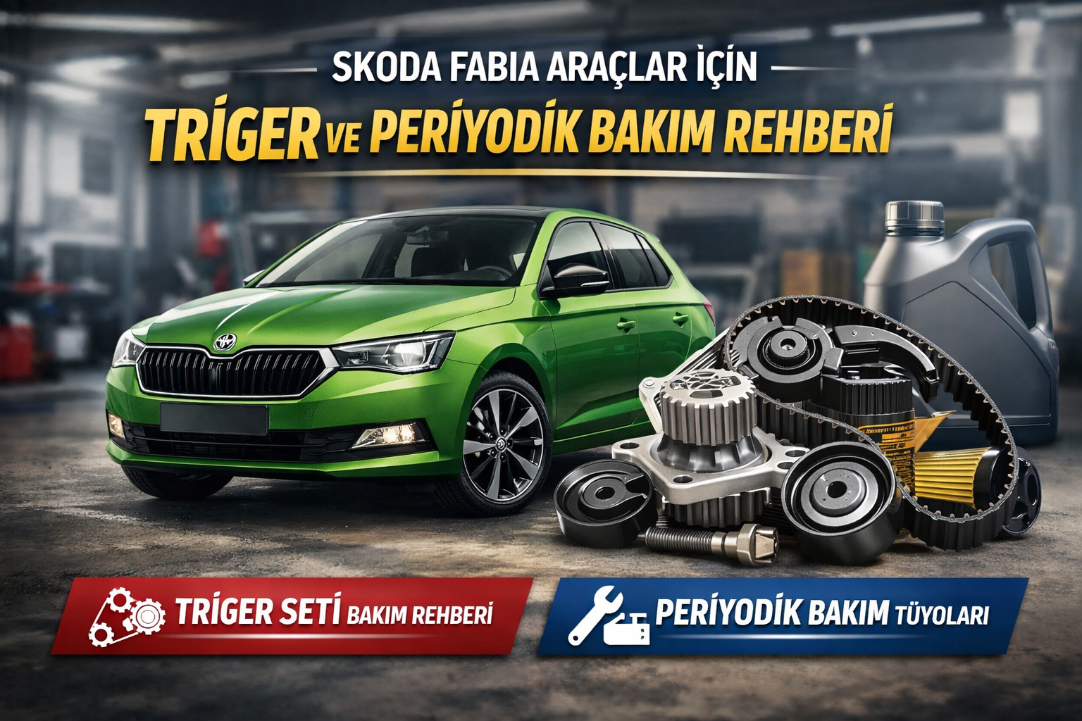 Skoda Fabia triger ve periyodik bakım rehberi kapak görseli