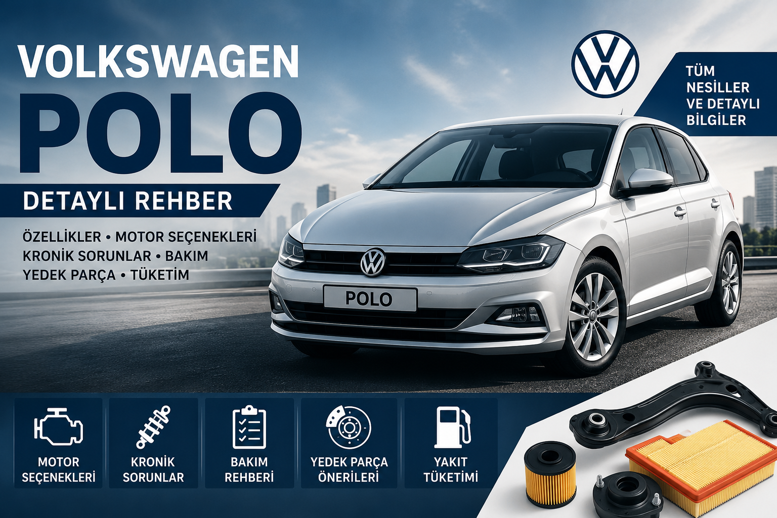 Volkswagen Polo detaylı rehber kapak görseli